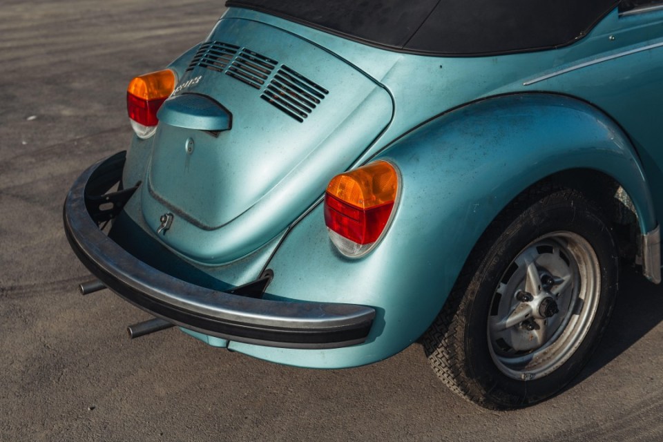 BNPS.co.uk (01202) 558833. Pic: Bonhams/BNPS A remarkable time-warp Beetle with only 11 miles on the clock is coming up for sale for over ¿40,000. The 1979 Volkswagen Karmann Beetle Cabriolet has only had one owner after being gifted by VW to the current vendor. The car, which has never been registered, is still covered in its factory-applied protective wax coating. The four-seater car has a top speed of around 82mph. Volkswagen stopped making the classic convertible in 1980, making this one of the last to leave the factory in Osnabruck, Germany. The car is being sold by Bonhams Cars as part of their Paris sale, which will take place at the iconic Grand Palais.