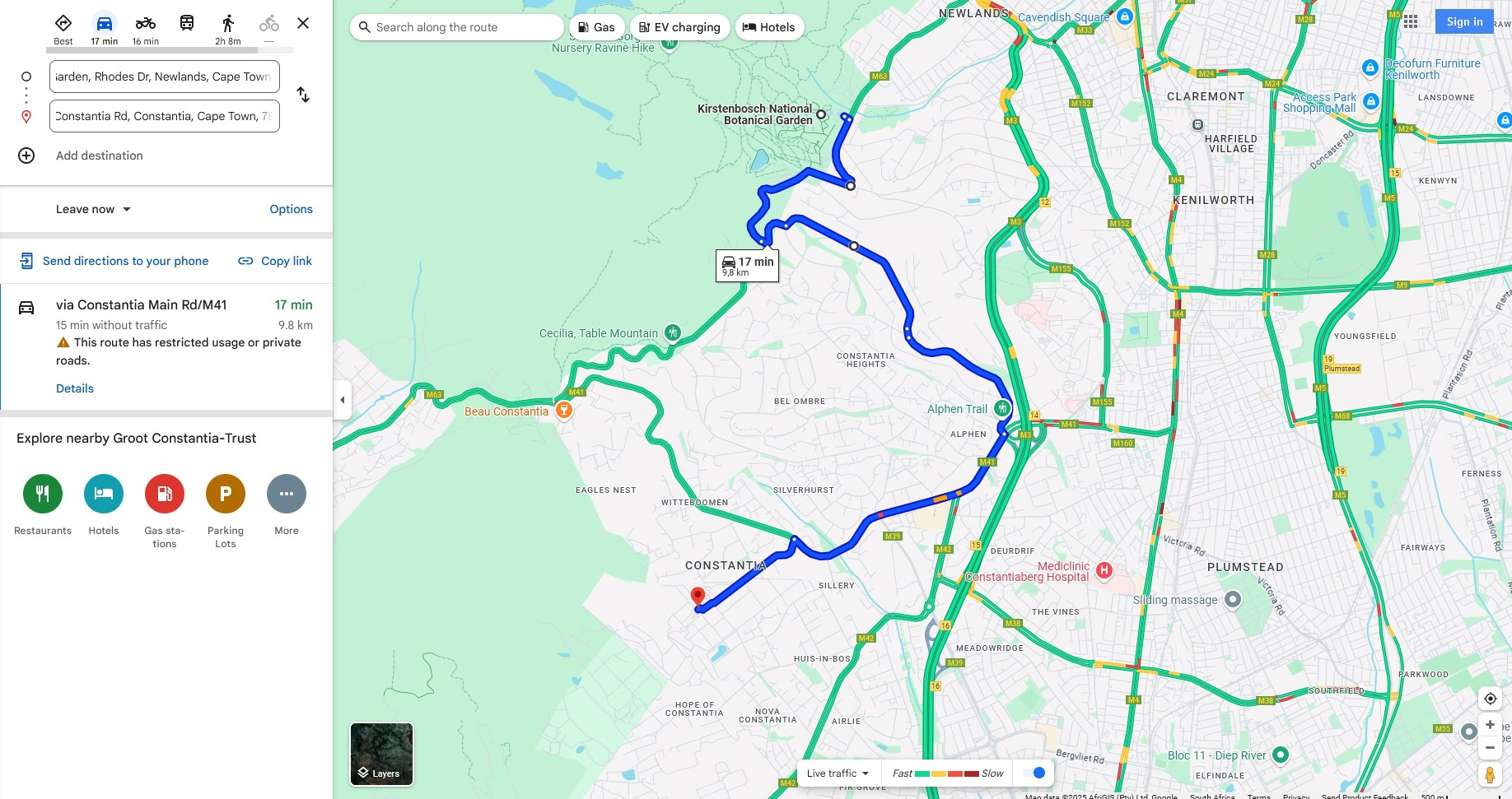 google maps custom routes example route adjusted desktop