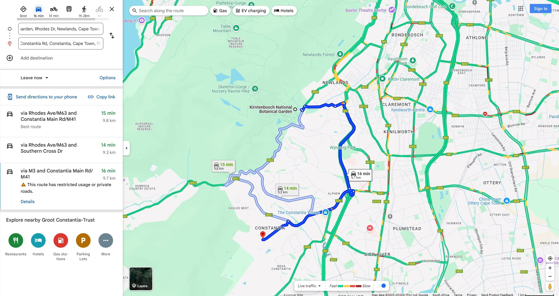 google maps custom routes example route suggestion