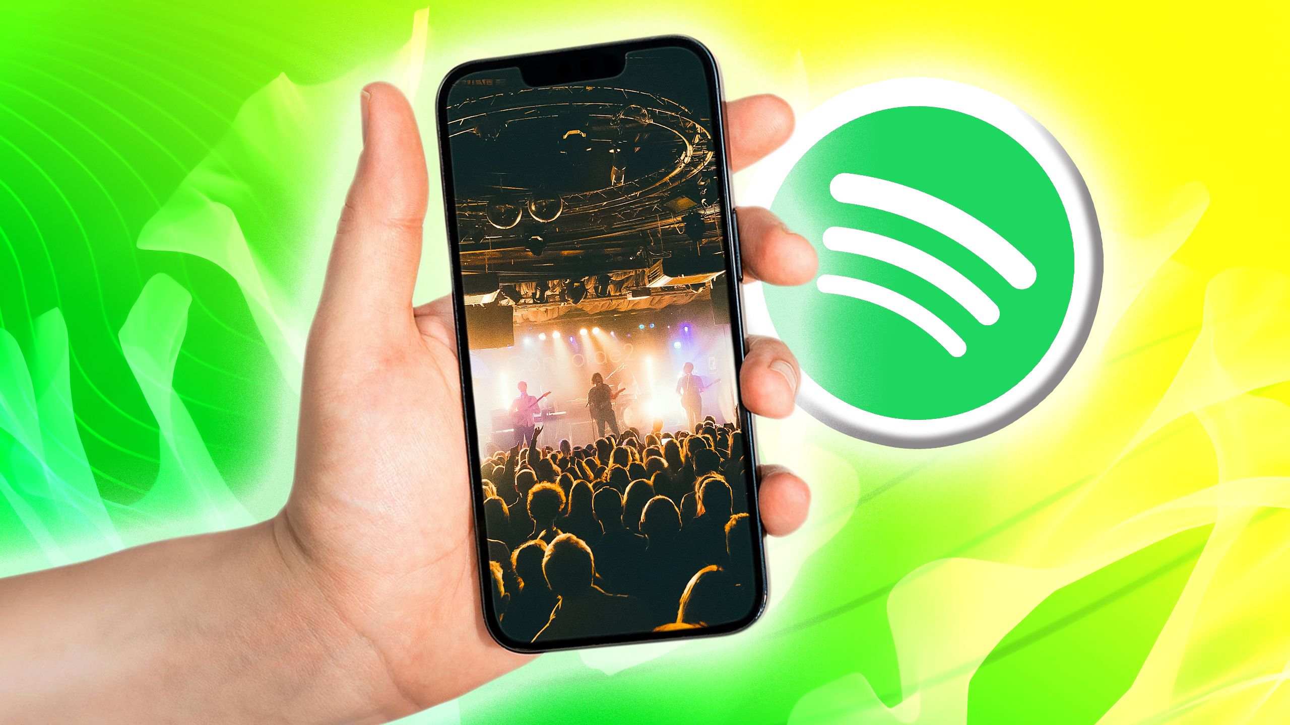 The Weeknd concert streaming via the Spotify app