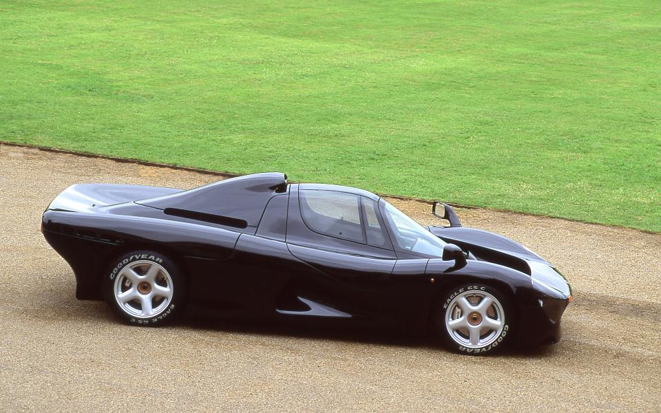 Black Yamaha OX99-11 supercar.