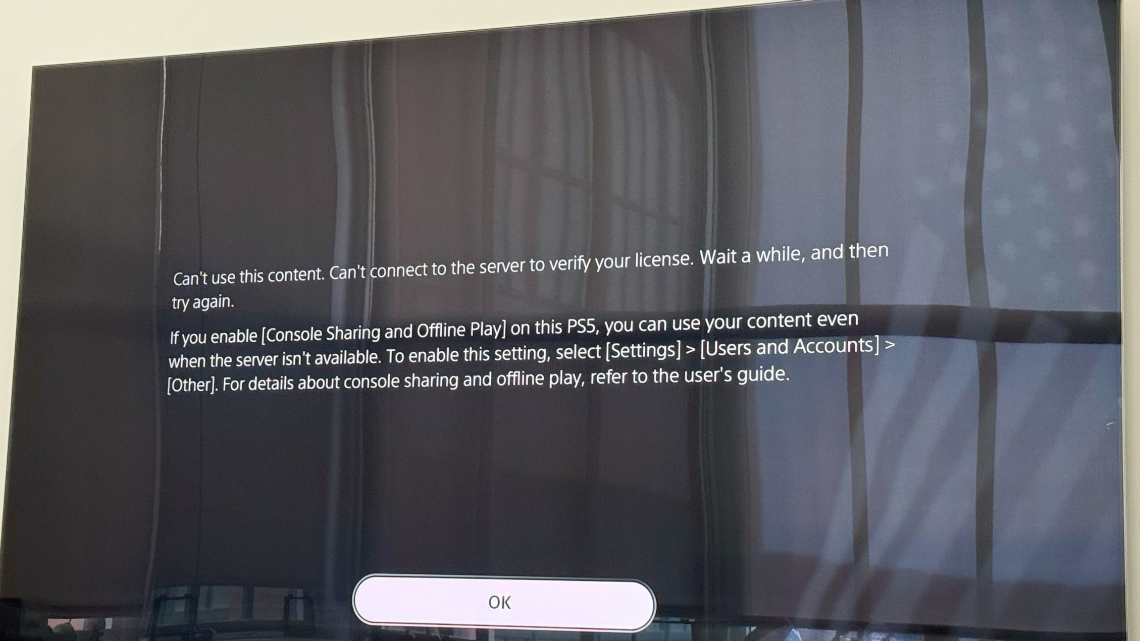 PS5 Error Code During PSN Outage