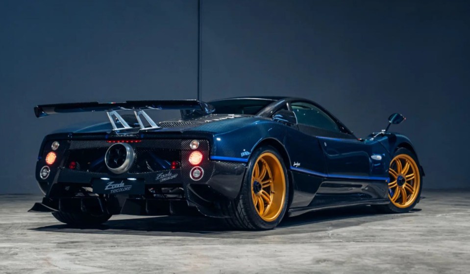 Only the second of three Tricolore built This STATE-OF-THE-ART 2011 celebration Pagani Zonda Tricolore - with a 7.3-litre V12 engine - could be yours as it hits the market. The incredible supercar is one of three built to celebrate the 50th anniversary of the Frecce Tricolori - the aerobatic demonstration team of the Italian Air Force, known for its signature green, white, and red smoke trails. Images show the stunning model finished in a clear blue lacquer coating and matching the livery of the Frecce Tricolori¿s Aermacchi MB-339 jets with Italian flag pinstriping. The car features a small vertical fin on top of the engine cover that assists in channelling air into the engine and LED running lights below the headlights. This model is only the second of three Tricolore built and fitted with a 7.3-litre Mercedes-Benz AMG-sourced V-12 engine, producing 670 bhp and 780 nm of torque. The car is on sale via auction by RM Sotheby with the bidding opening on Monday, 24 February 2025. ¿This car is amongst the most desirable iterations of the vaunted Zonda,¿ reads the listing. ¿It is being offered from the collection of its third owner and currently registered in Germany. ¿The car is exceptionally well-preserved throughout, and at the time of cataloguing, its odometer shows 690 miles from new. ¿While the jets of the Frecce Tricolore perform aerobatics in the sky, the Tricolores aerobatics on four wheels is no less impressive to experience, and the Tricolore celebrates Italian passion and panache with flair equalled only by its aeronautical equivalent.¿ ENDS.