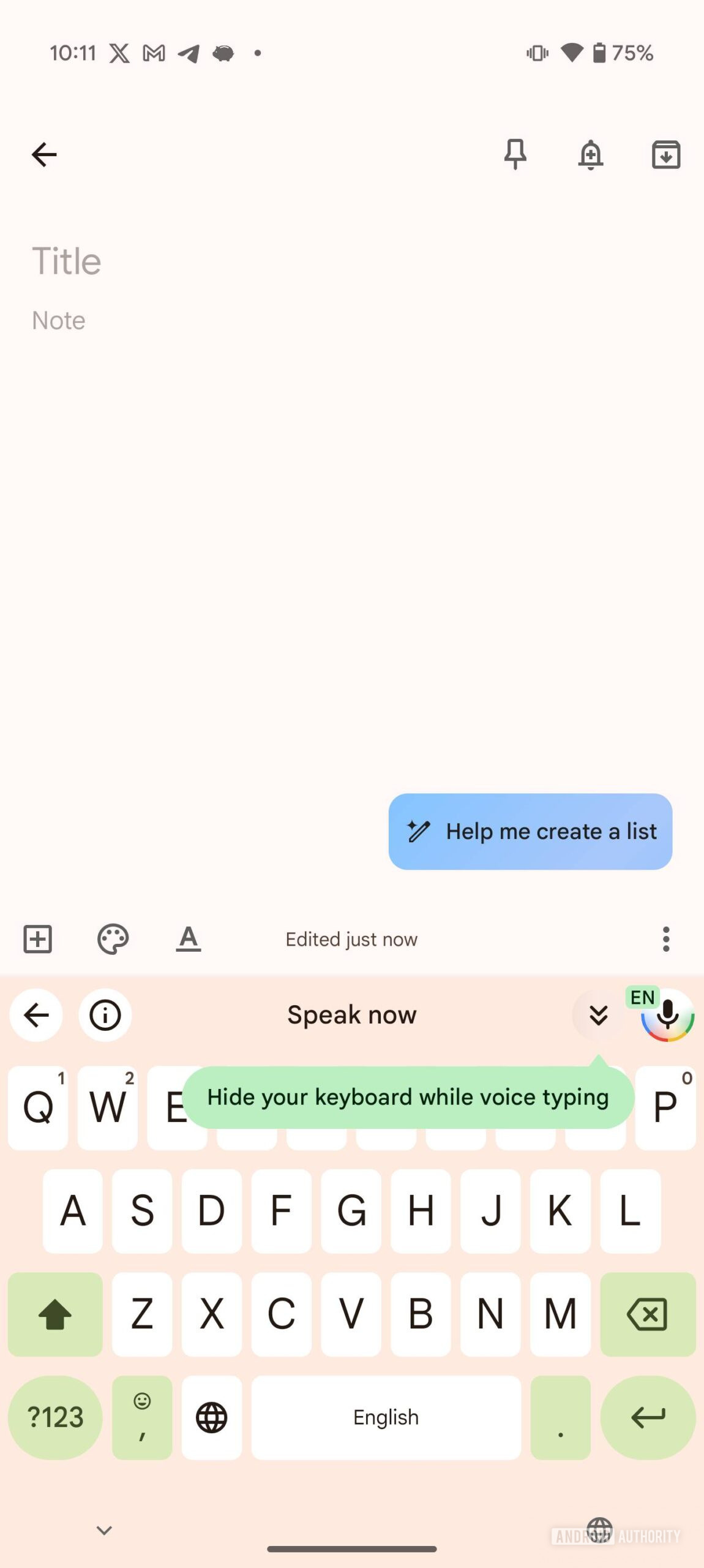 Gboard new Assistant Voice Typing UI 1