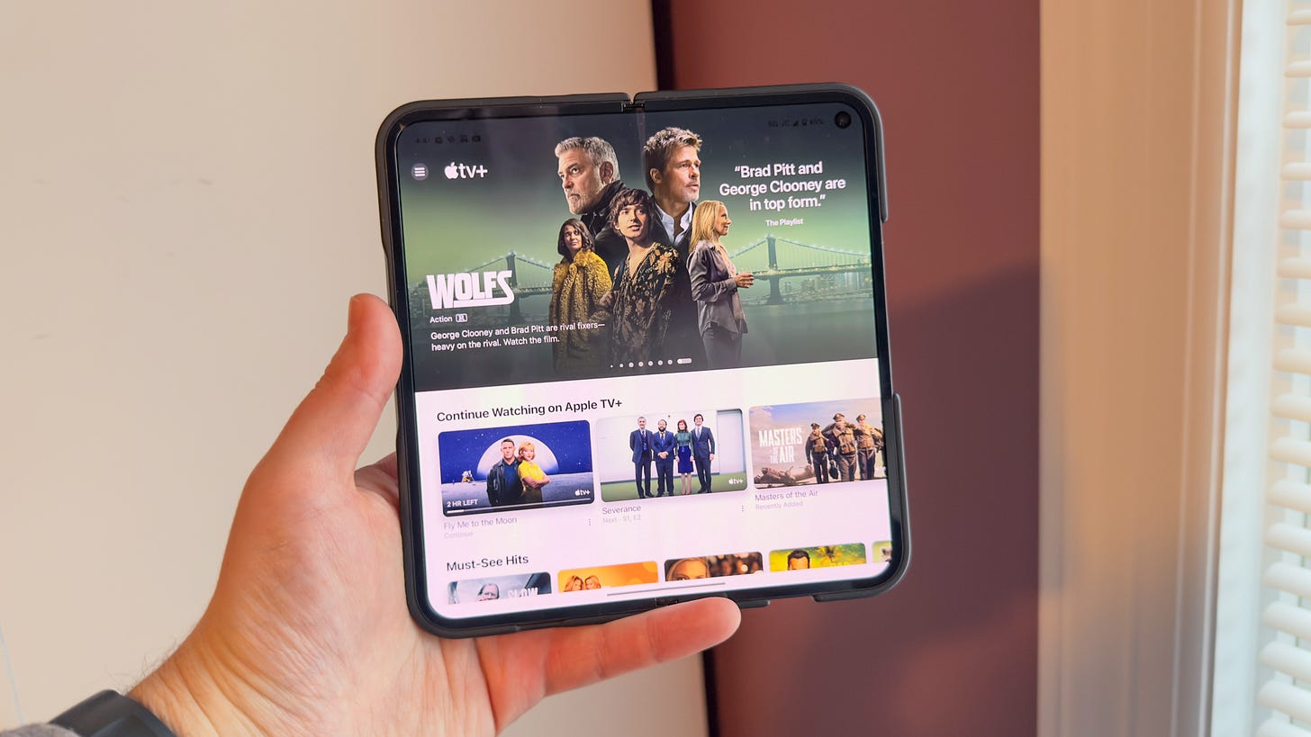 Apple TV Android app Pixel 9 Pro Fold