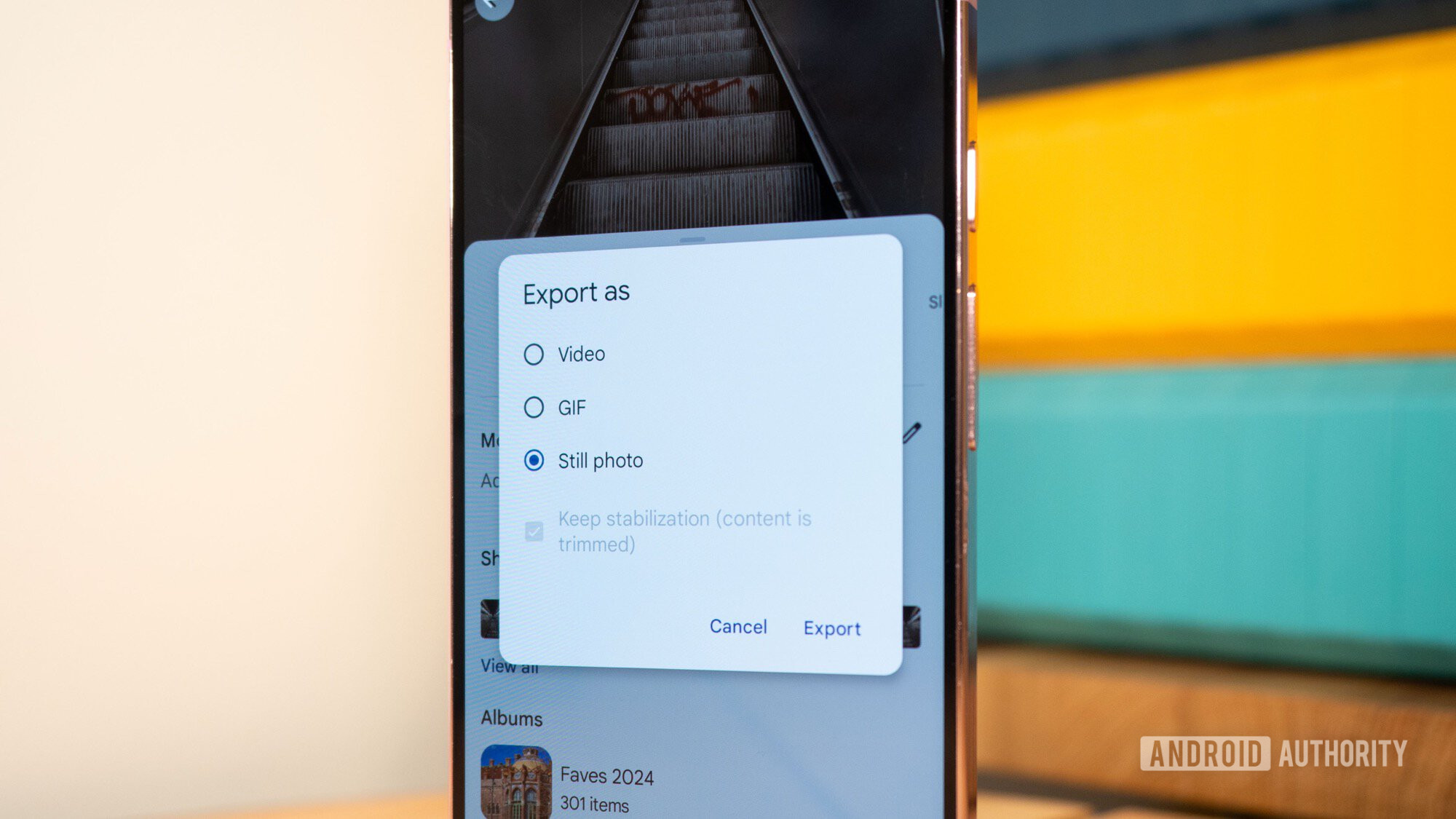 google photos clean storage tips export motion photo as still