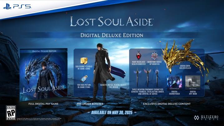 The preorder details for Lost Soul Aside.