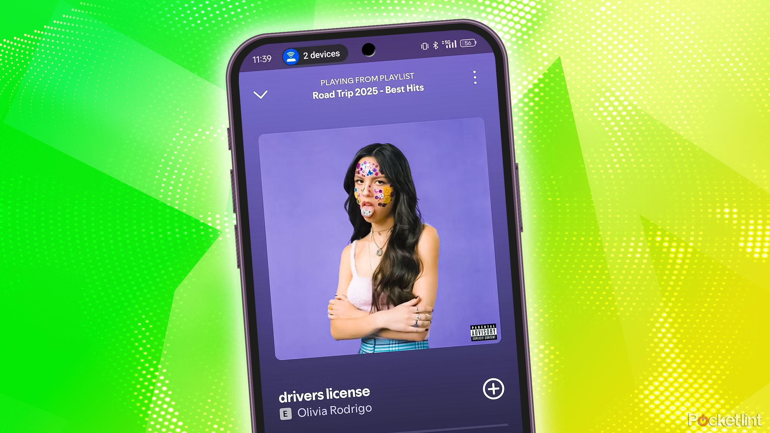 Spotify on an Android phone.