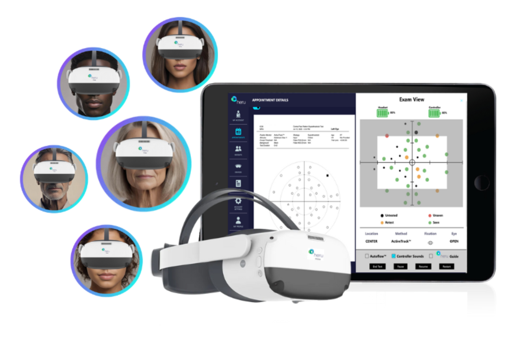 Heru offers eye care services using VR headsets.