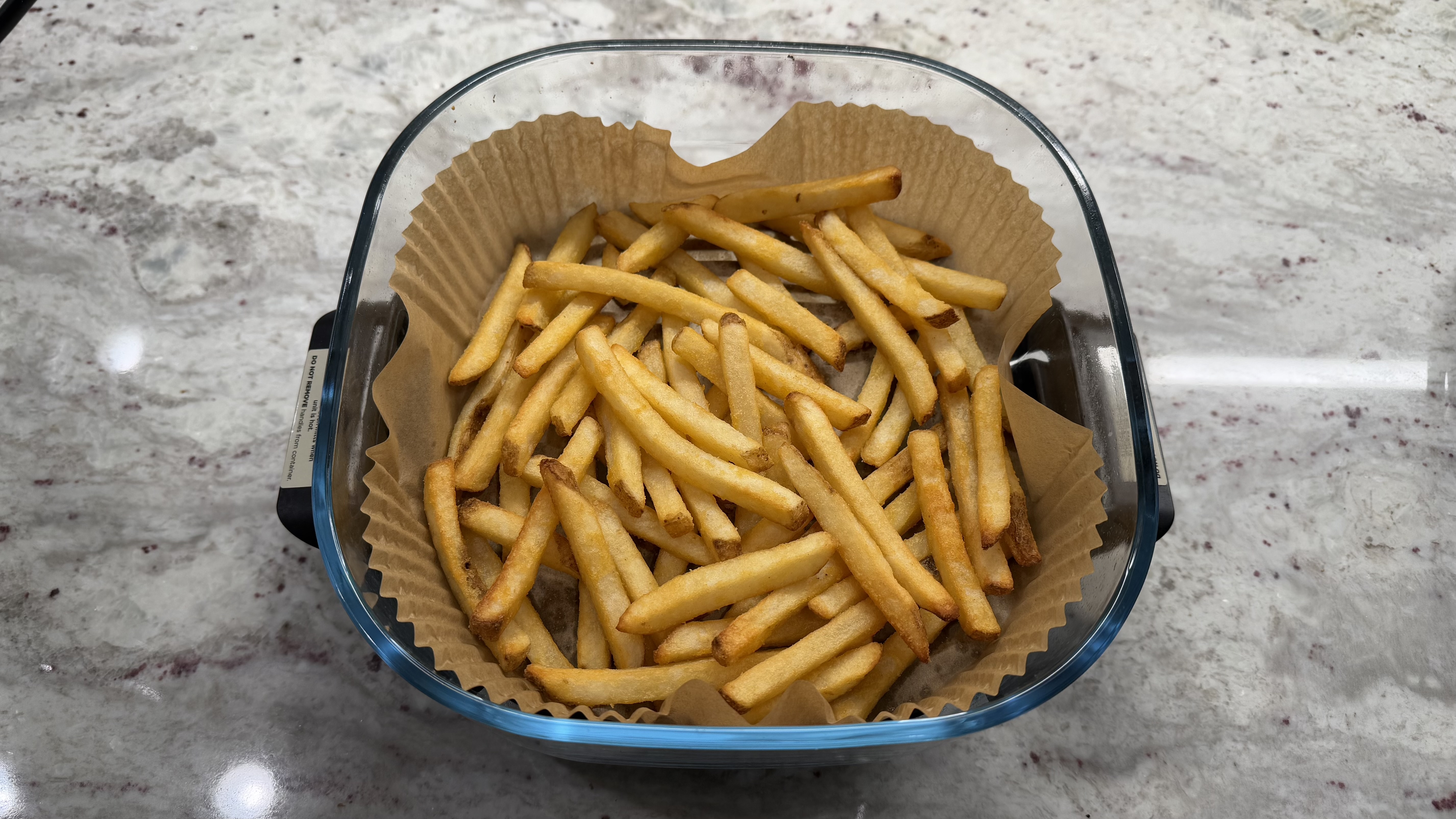 Ninja Crispi with air fried french fries