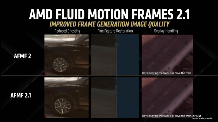 Improvement in AMD's Fluid Motion Frames 2.1