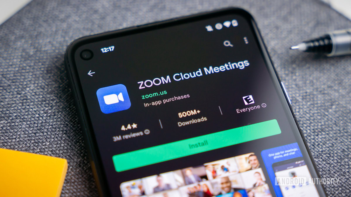 Zoom Meetings page on Gopogle Play Store 2