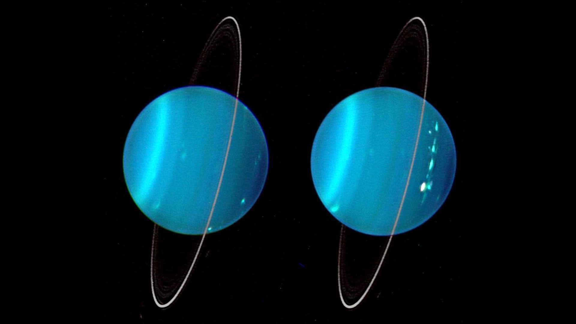 Keck Telescope views of Uranus.