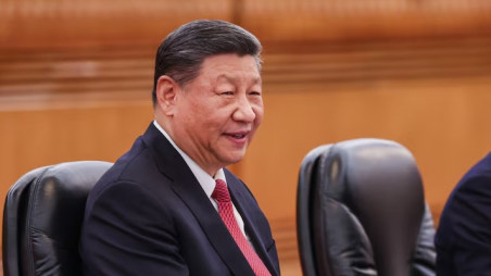 Chinese President Xi Jinping attends a meeting with Pakistani President Asif Ali Zardari (not pictured) at the Great Hall of the People in Beijing, China, 05 February 2025. Photo: WU HAO/Pool via REUTERS/File Photo