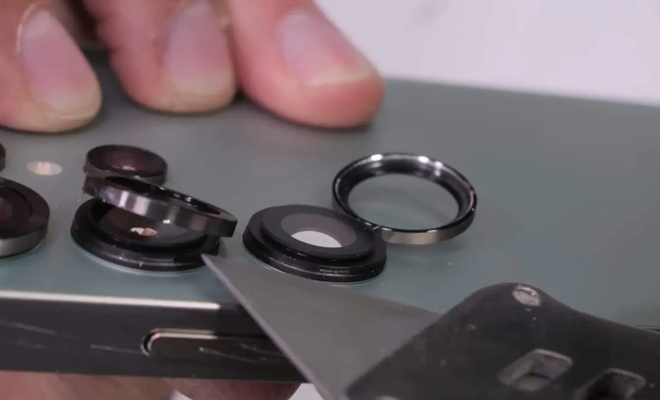 Galaxy S25 Ultra durability test fake rings