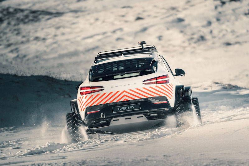 Genesis GV60 Mountain Intervention Vehicle Concept: Where Innovation Meets Alpine Adventure