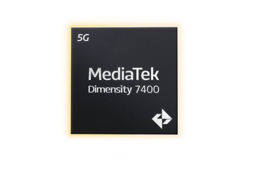 MediaTek Dimensity 7400 chip render