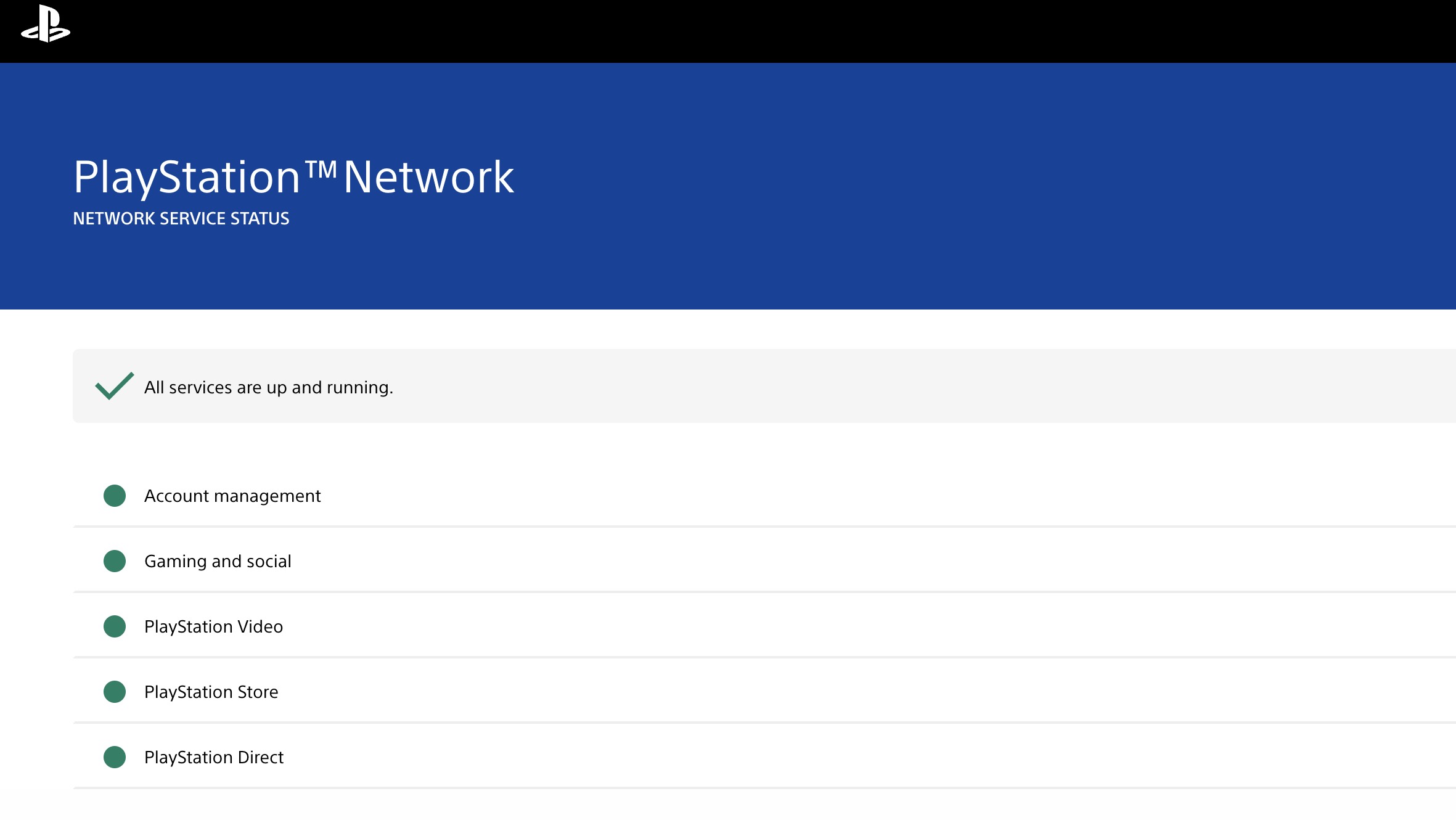 PlayStation Network restoration