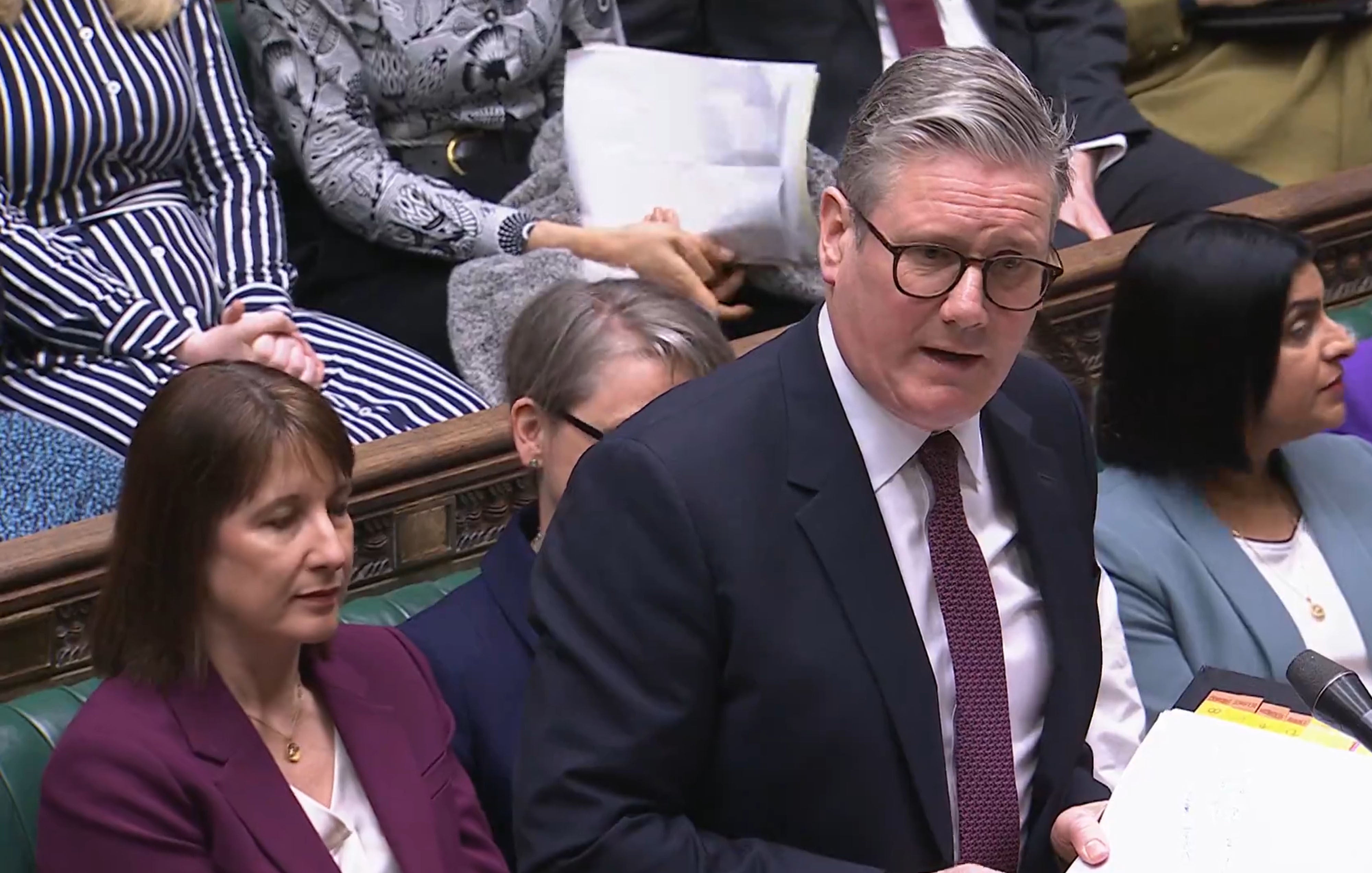 Keir Starmer was pressed on his response to Donald Trump’s tariffs at Prime Minister’s Questions