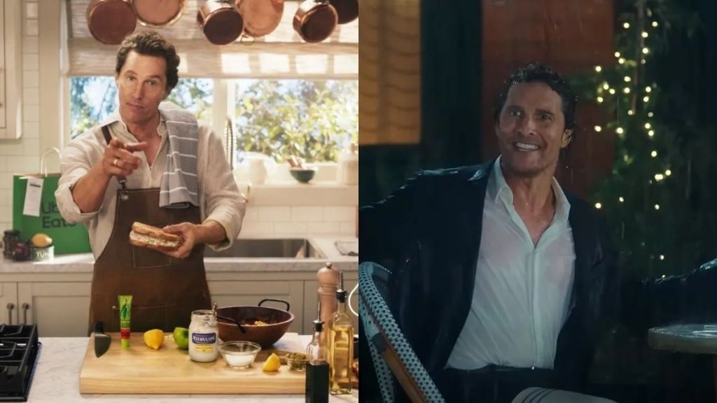 matthew mcconaughey in two super bowl 2025 ads