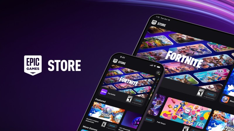 The Epic Games Store is launching third-party mobile games.