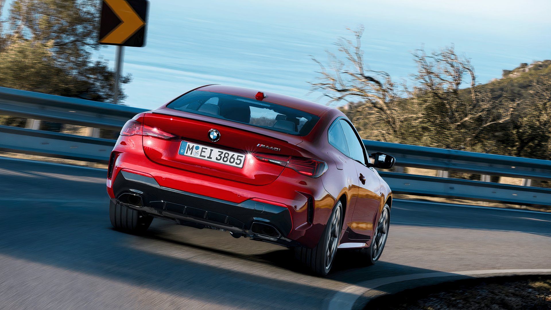 2025 BMW M440i coupe rear quarter