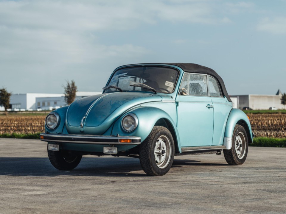 BNPS.co.uk (01202) 558833. Pic: Bonhams/BNPS A remarkable time-warp Beetle with only 11 miles on the clock is coming up for sale for over ¿40,000. The 1979 Volkswagen Karmann Beetle Cabriolet has only had one owner after being gifted by VW to the current vendor. The car, which has never been registered, is still covered in its factory-applied protective wax coating. The four-seater car has a top speed of around 82mph. Volkswagen stopped making the classic convertible in 1980, making this one of the last to leave the factory in Osnabruck, Germany. The car is being sold by Bonhams Cars as part of their Paris sale, which will take place at the iconic Grand Palais.