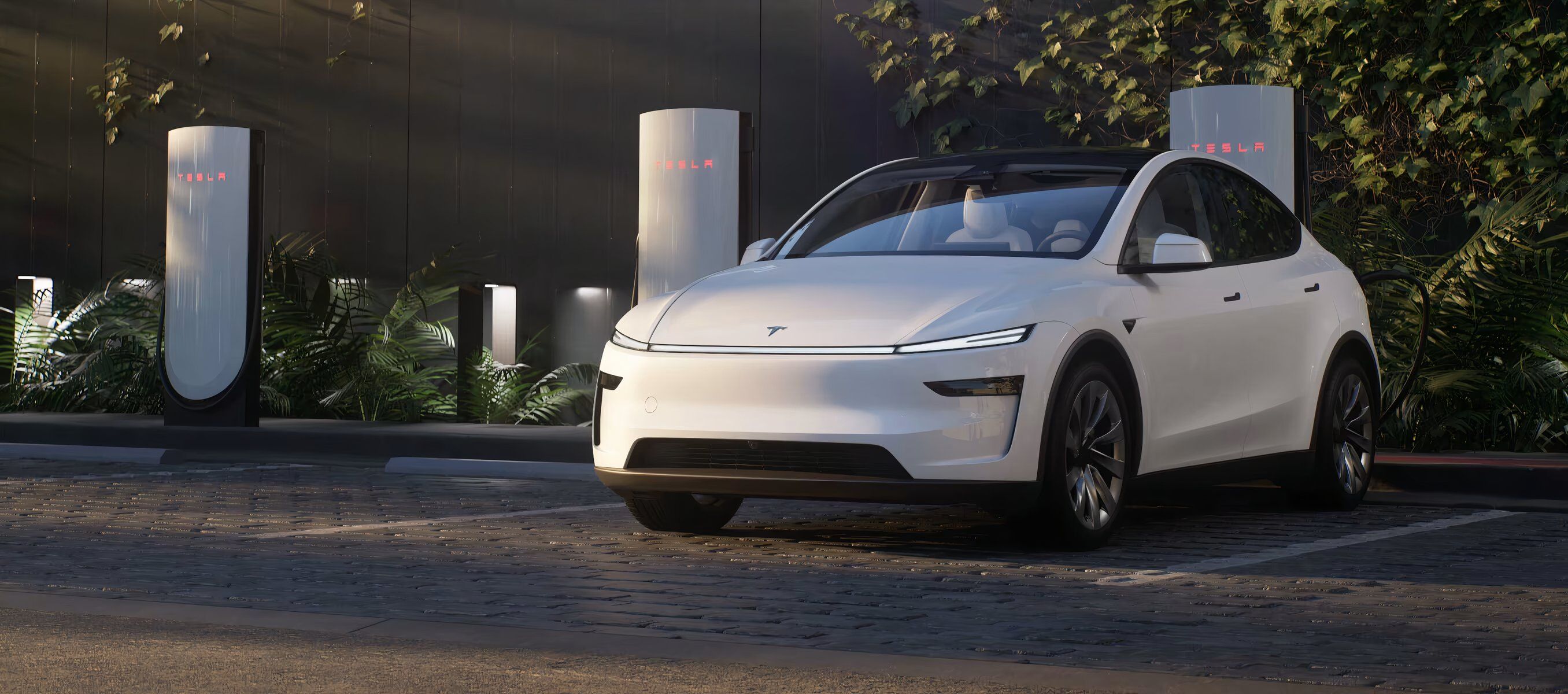 2026 Tesla Model Y Front Angle View