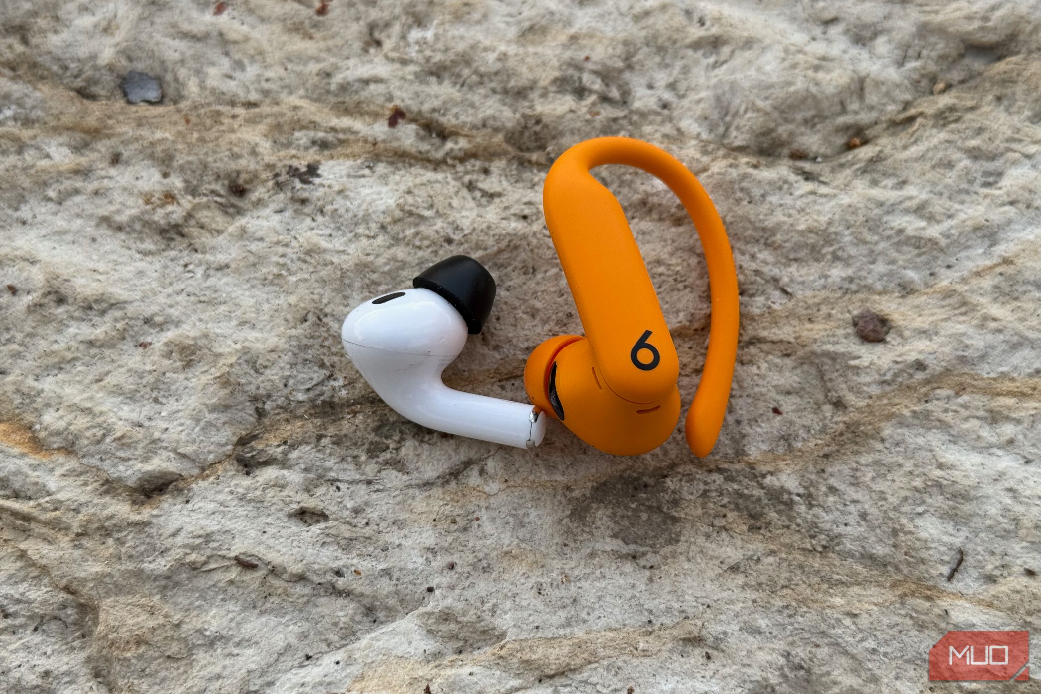 Apple AirPods Pro 2 against PowerBeats Pro 2.