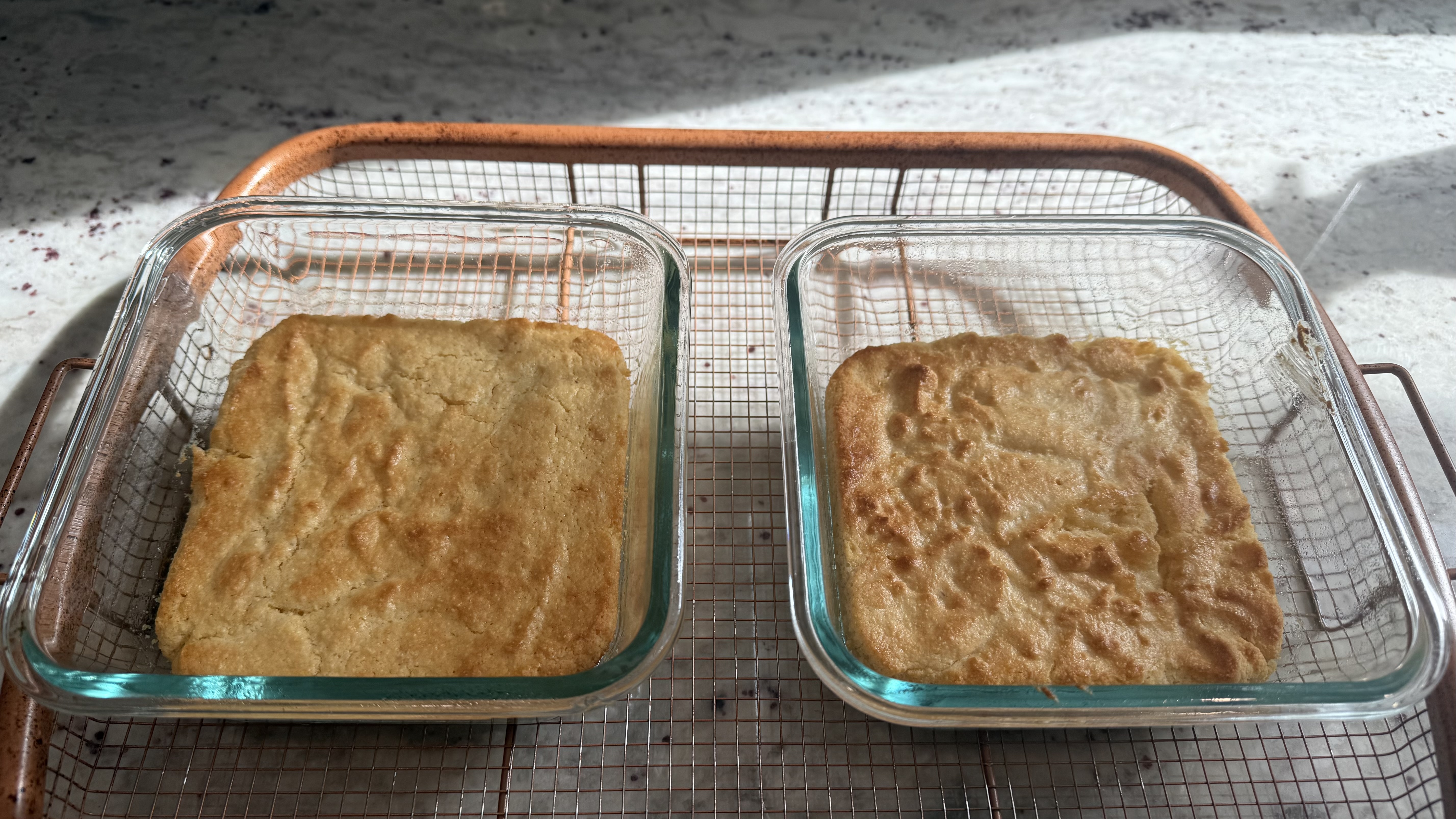 Corn bread baked in Kalorik Vivid Touch air fryer