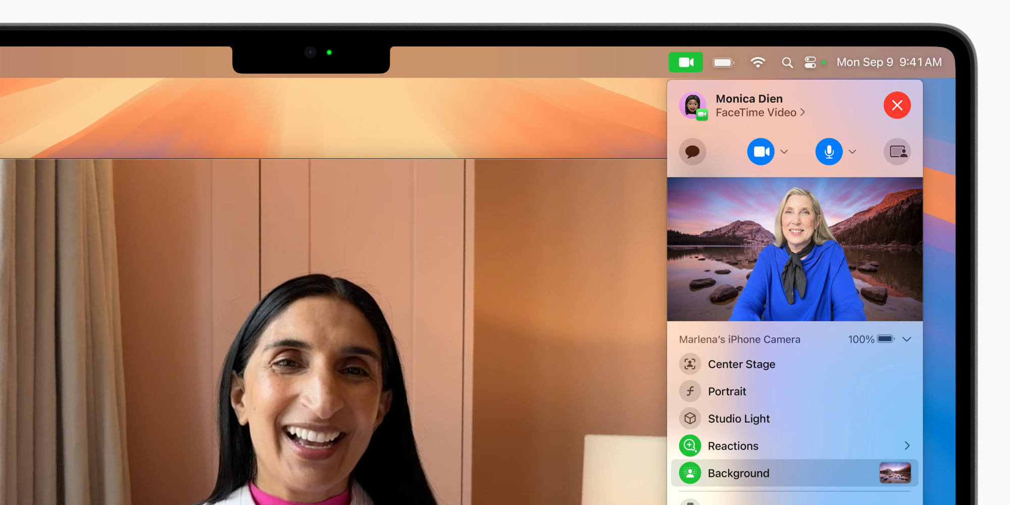 Mac FaceTime camera