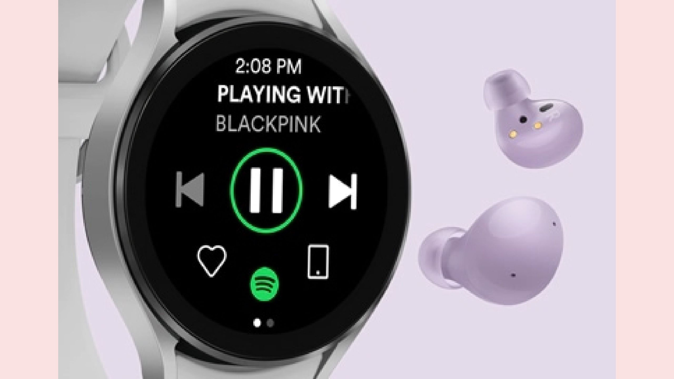 Spotify on a galaxy watch