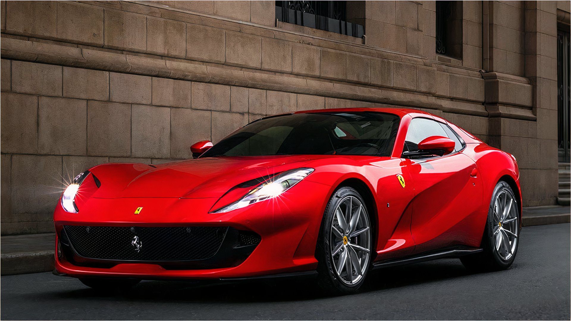 3/4 Front view of 2024 Ferrari 812GTS