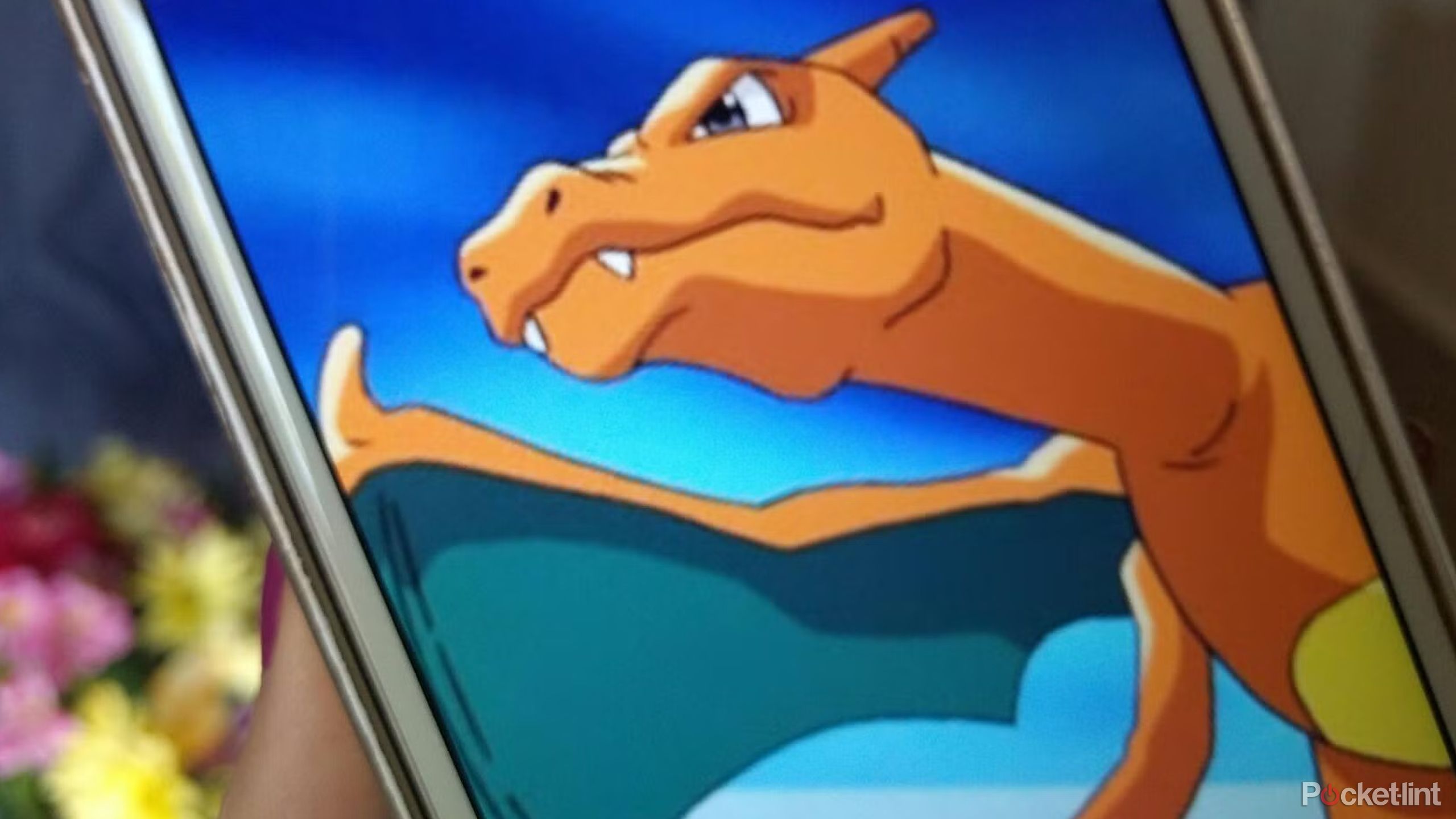 Charizard on Pokémon Go.