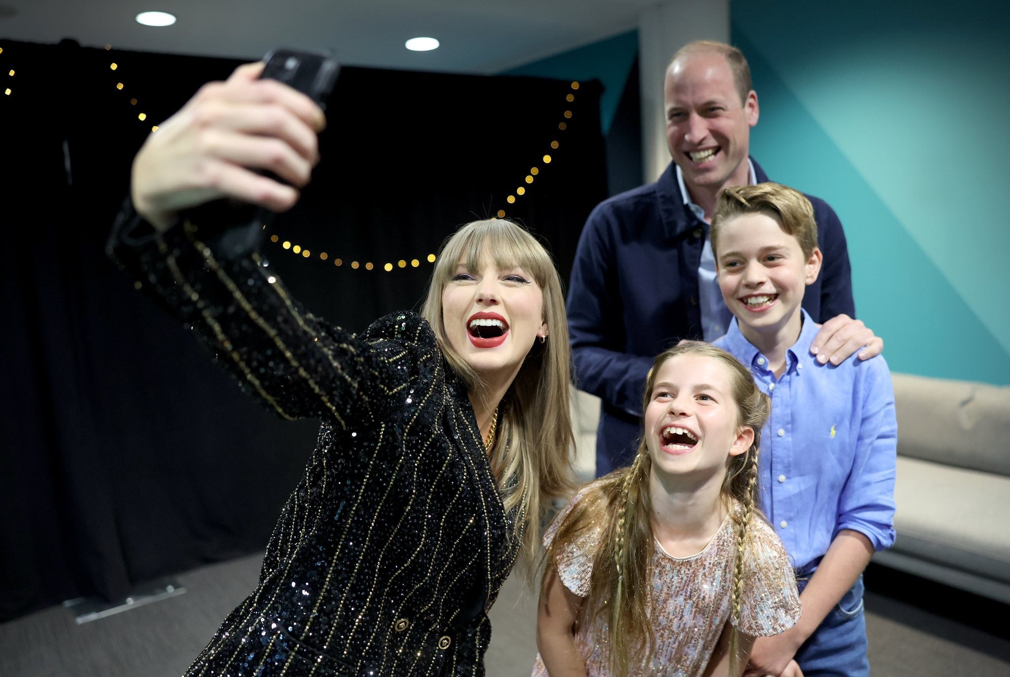 Prince William attended a Taylor Swift concert in 2024 alongside Prince George and Princess Charlotte