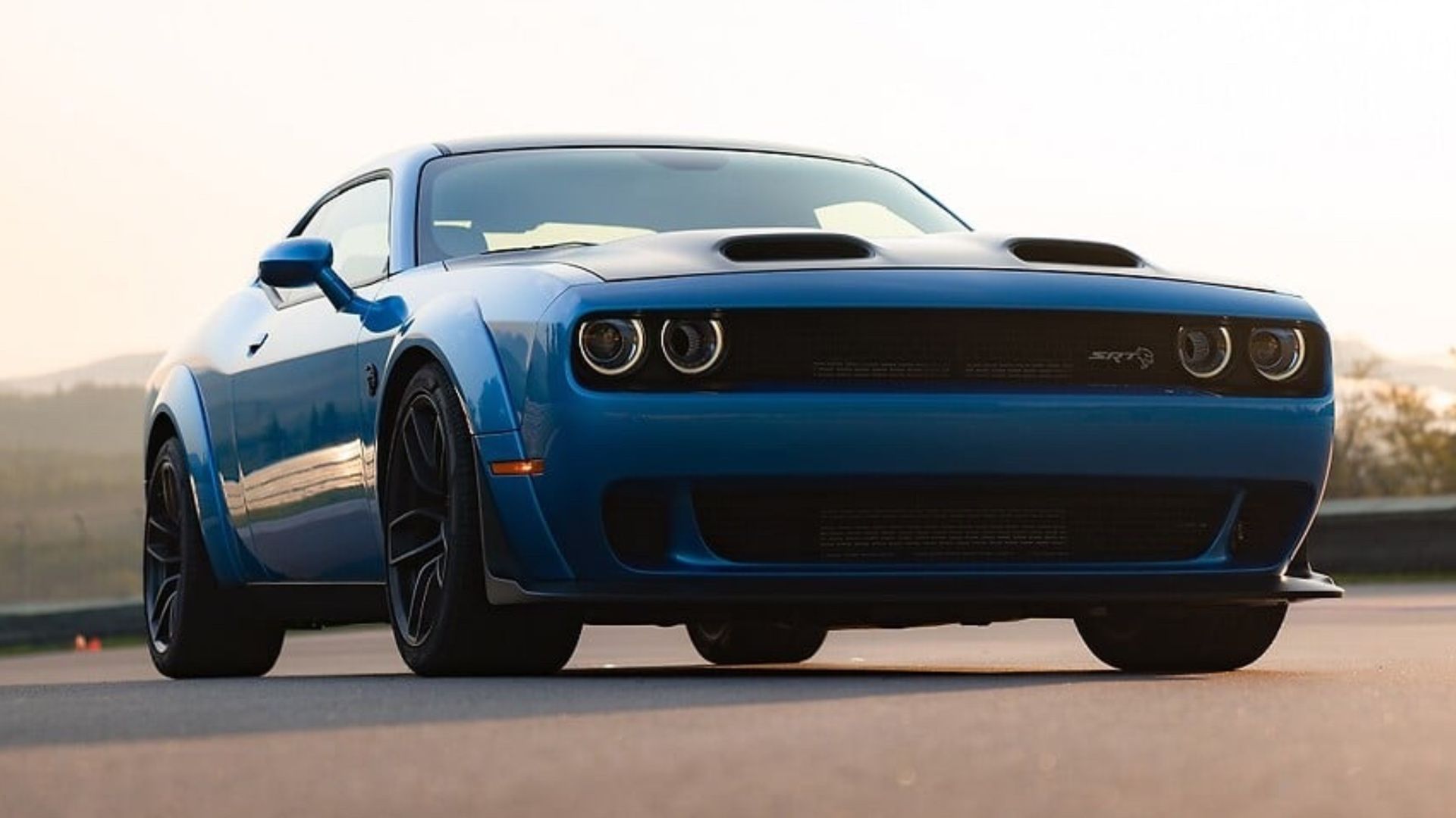 3/4 front view of 2023 Dodge Challenger SRT Hellcat Redeye