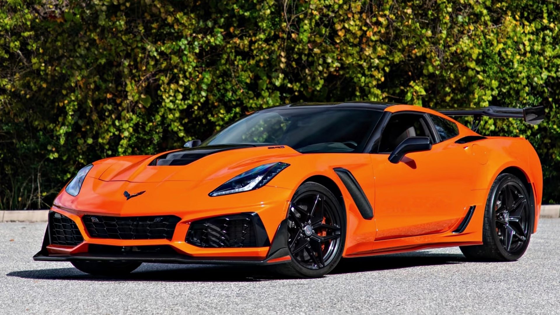 Orange 2019 Chevrolet Corvette C7 ZR1