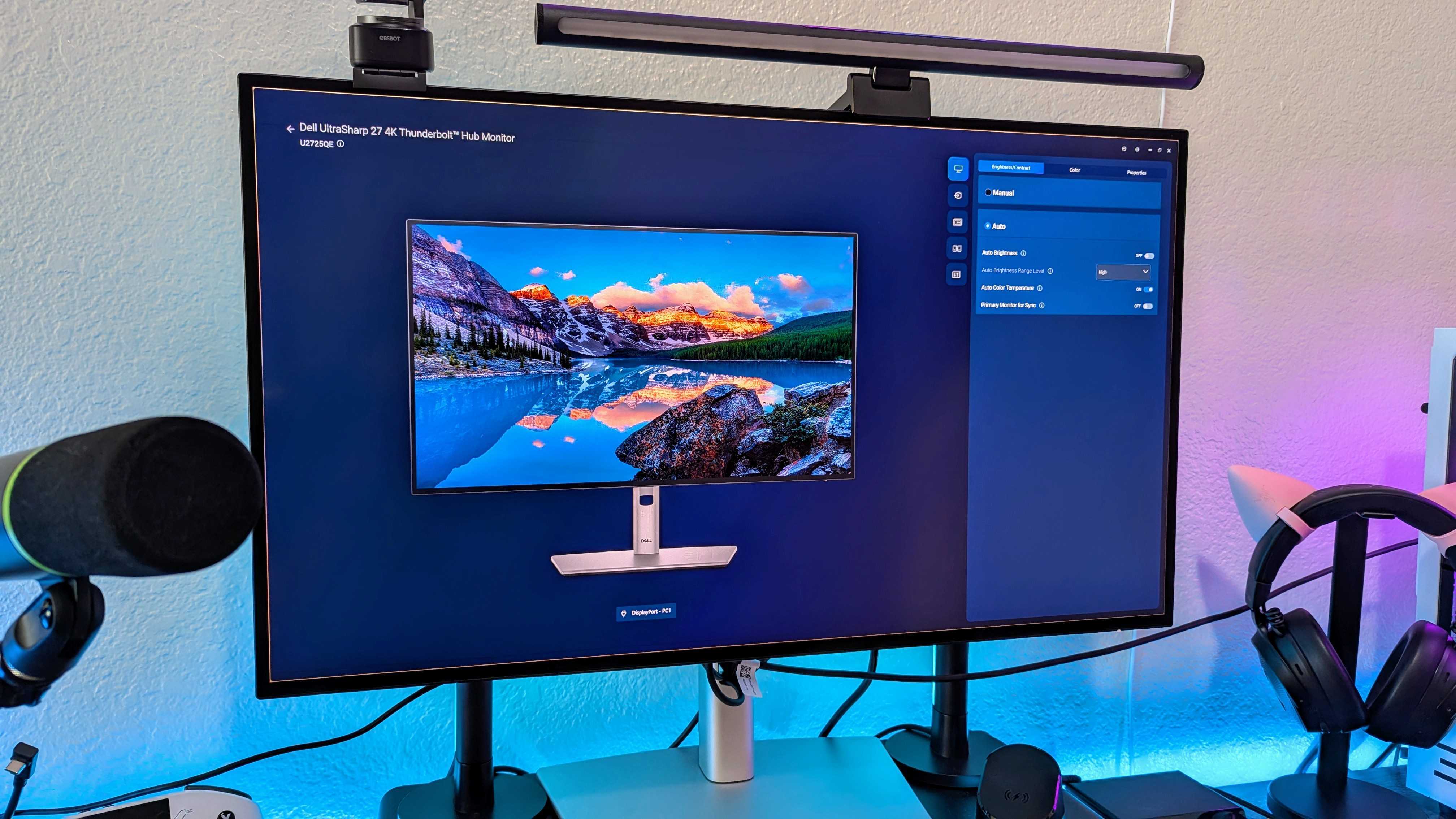 Image of the Dell UltraSharp 27 4K Thunderbolt Hub Monitor (U2725QE).