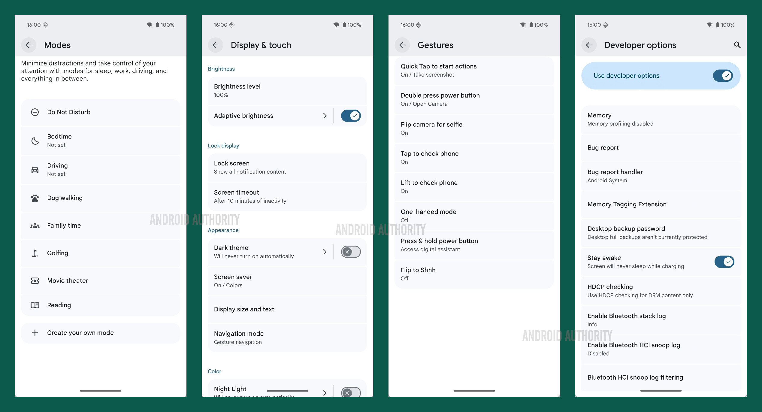 Android 16 expressive Settings design in light 2