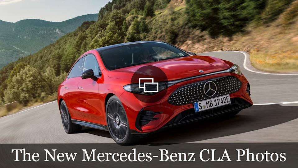 The 2026 Mercedes-Benz CLA EV in Photos