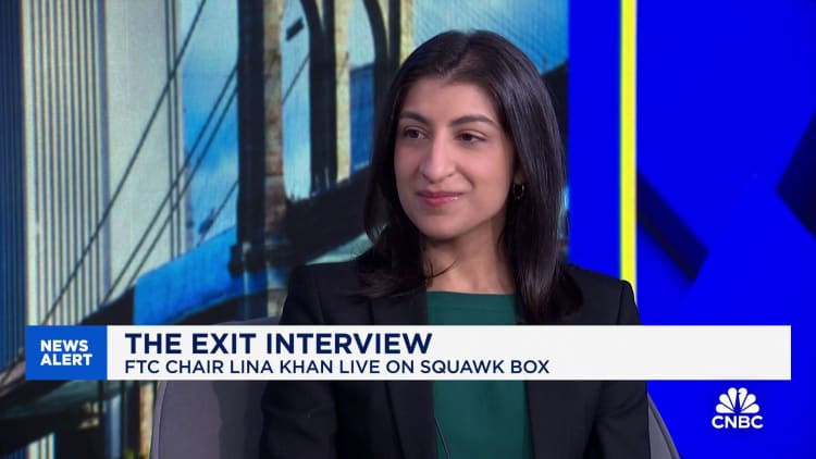 Watch CNBC's full interview with FTC Chair Lina Khan