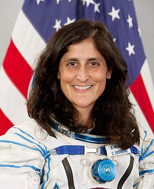 BEFORE: Suni Williams is pictured in her official NASA headshot