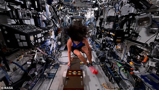 Sunita Williams and the rest of the ISS crew performed Olympic events on the space station last summer