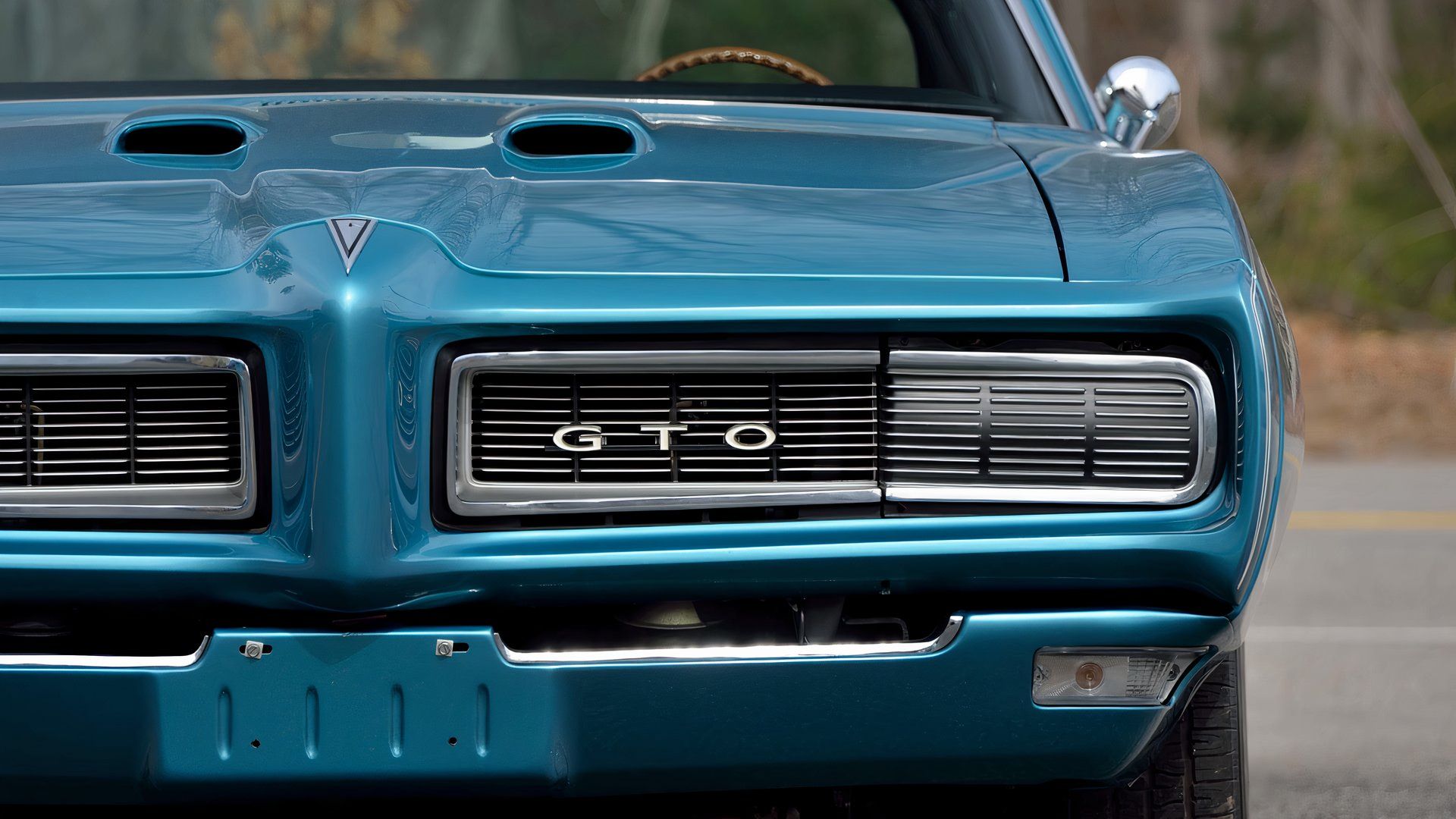 Grille view of 1968 Pontiac Royal Bobcat GTO