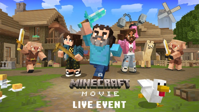 Minecraft Movie live event