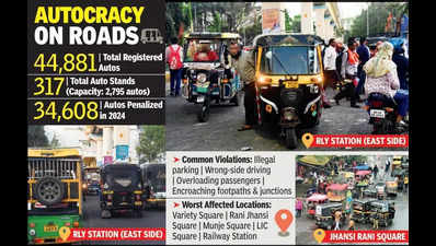 44,000 Autos, 2,795 Parking Slots: Rickshaws On Nagpur Roads Choke Traffic