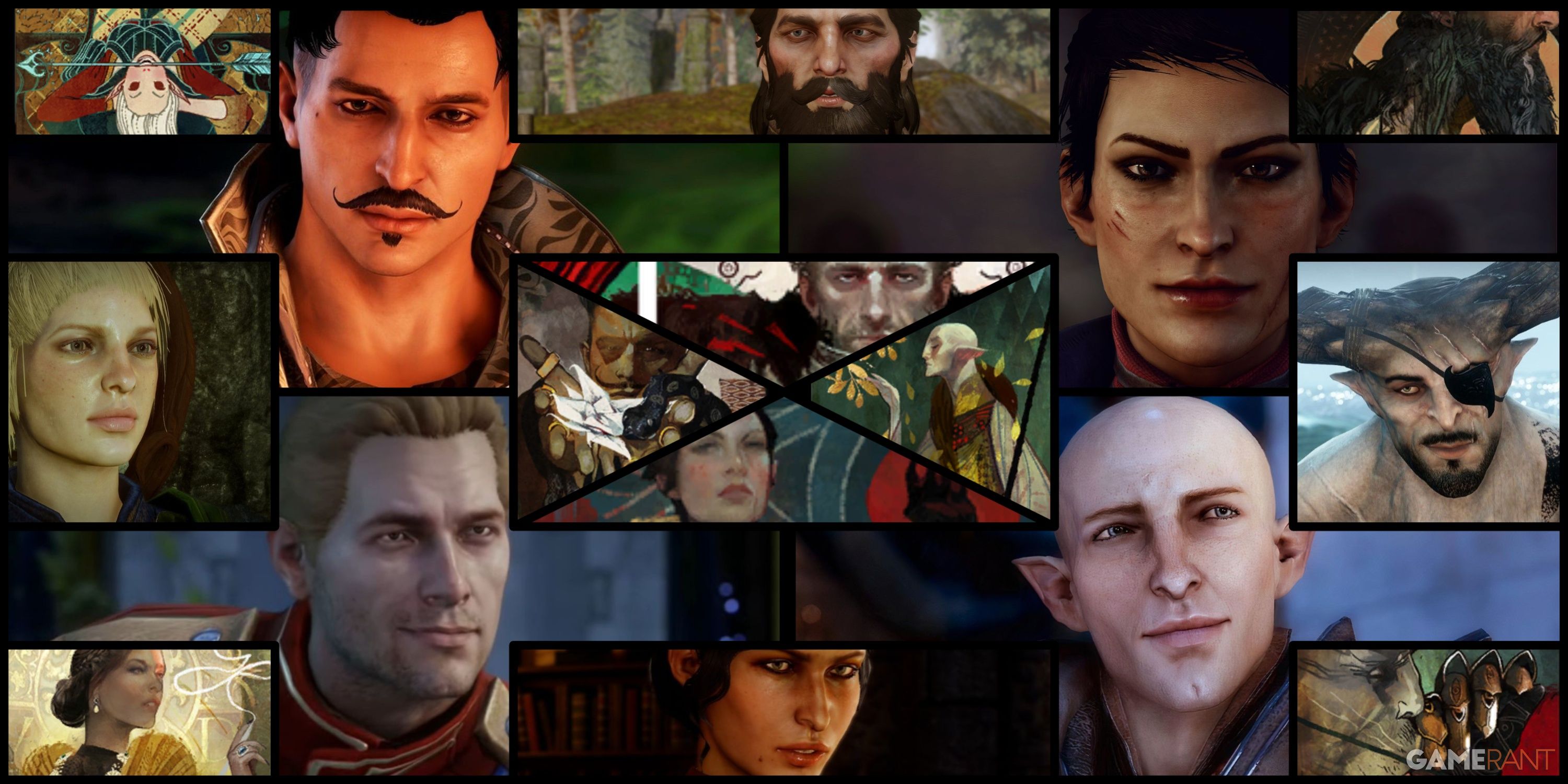 Dragon Age Inquisition romance options Dorian, Cassandra, Cullen, Solas, Sera, Blackwall, The Iron Bull, and Josephine and their tarot cards