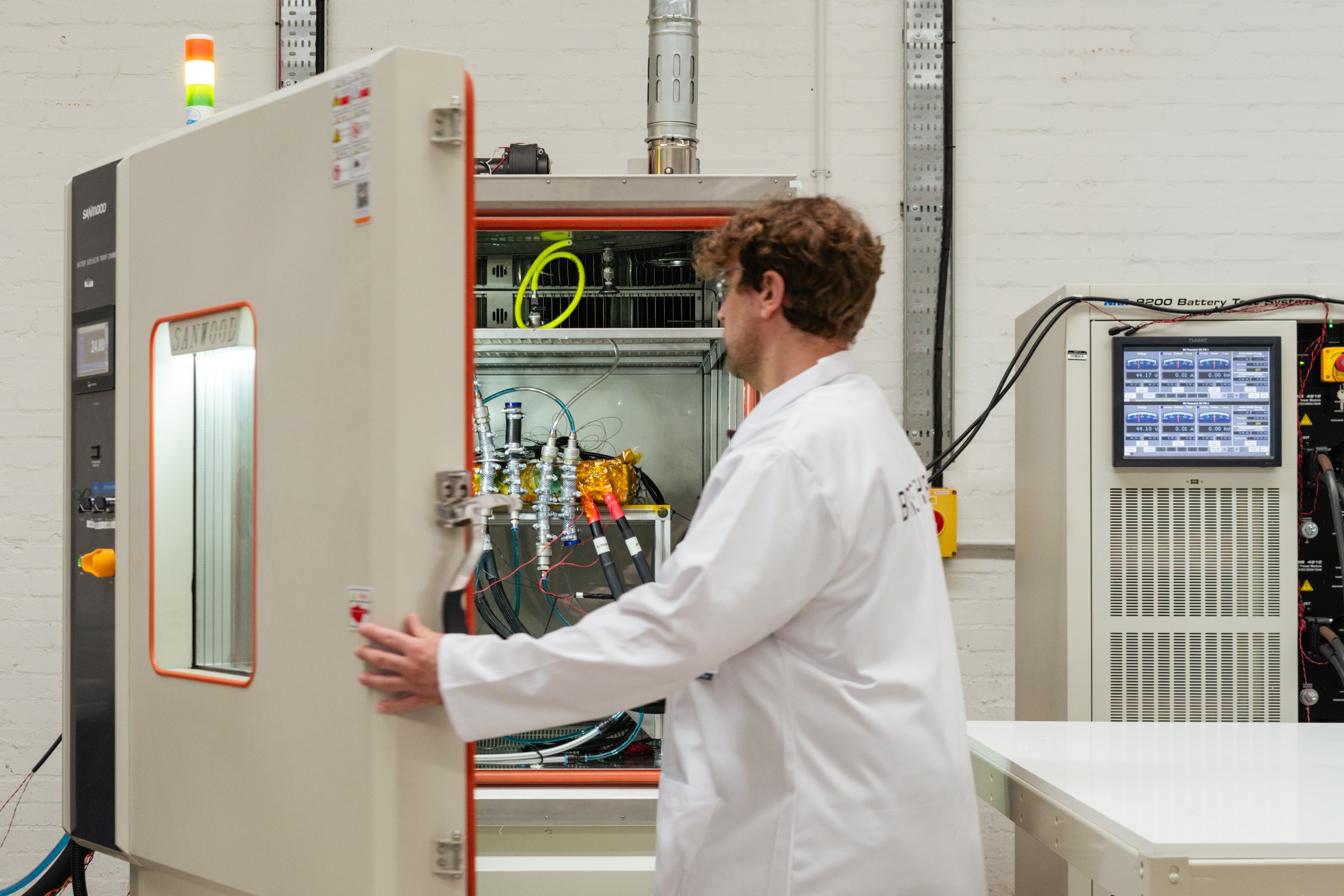 photo of Breathe employee in a lab