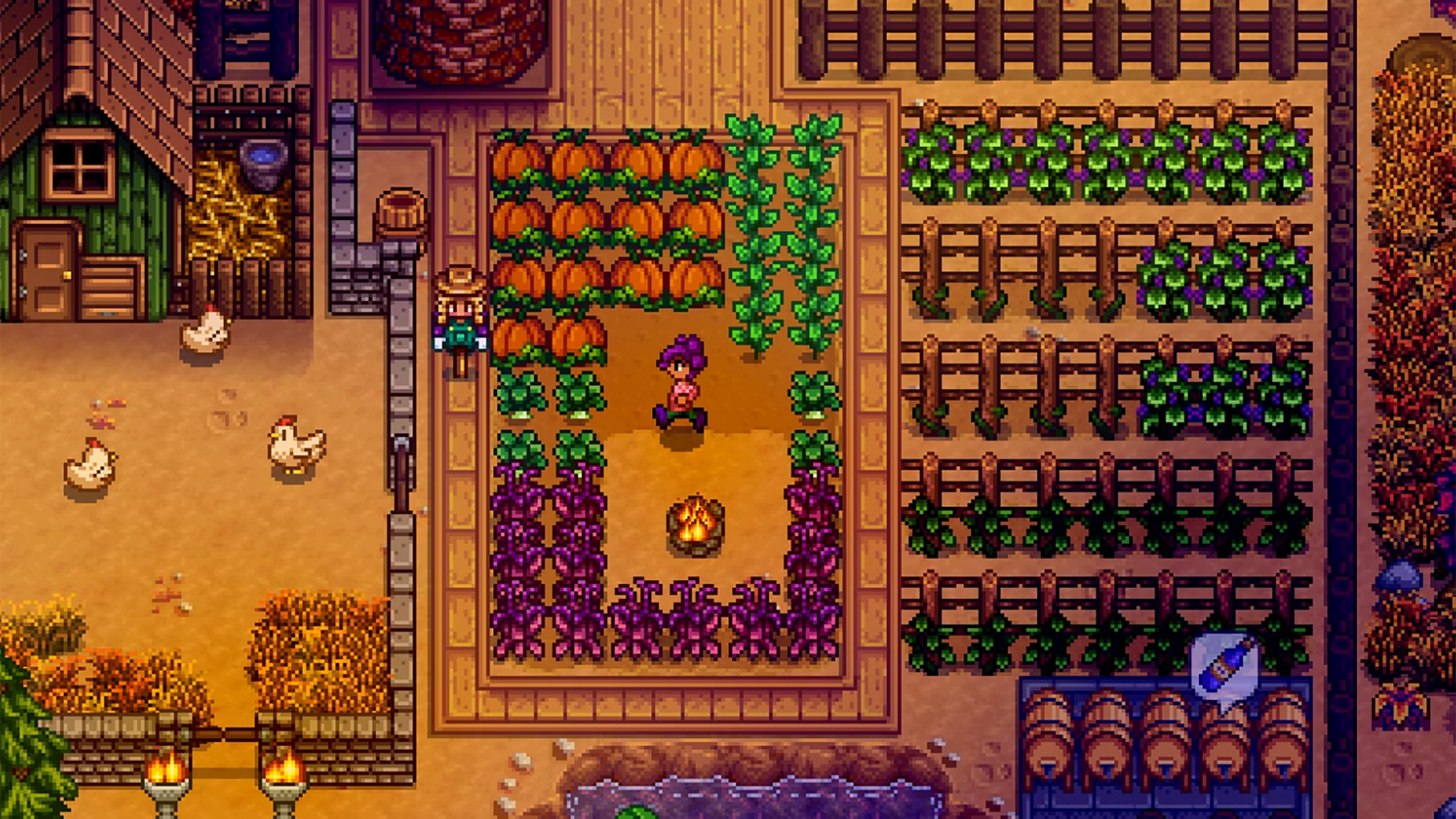 Stardew Valley overhead view.