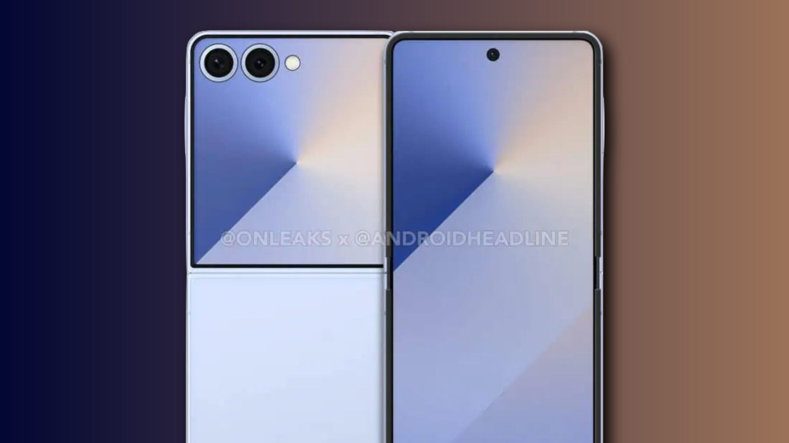 Samsung Galaxy Z Flip 7 leaked render.